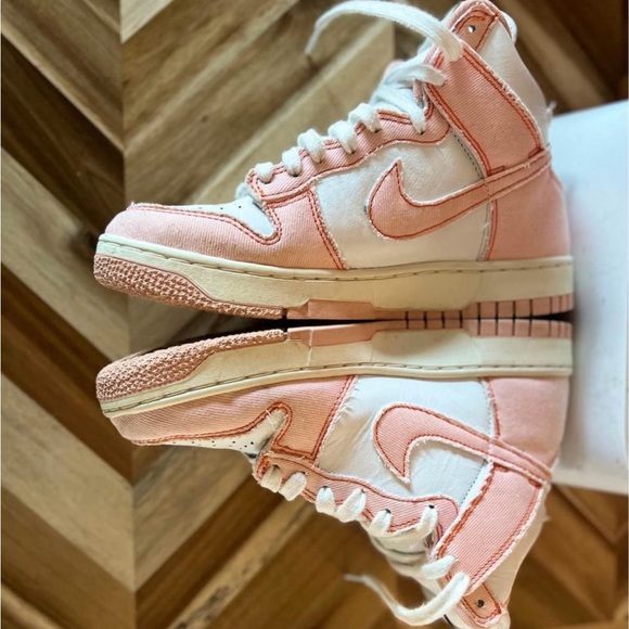 High Top Nike Arctic Orange Dunks 1985 - Picture 3 of 3